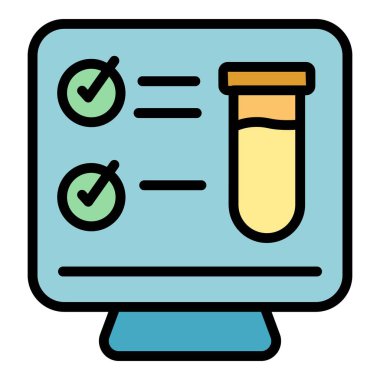 Düzenlenmiş ürünler izleme simgesi. Beyaz arkaplan rengi üzerinde izole edilmiş web tasarımı için ana hatlı ürün izleme vektör simgesi