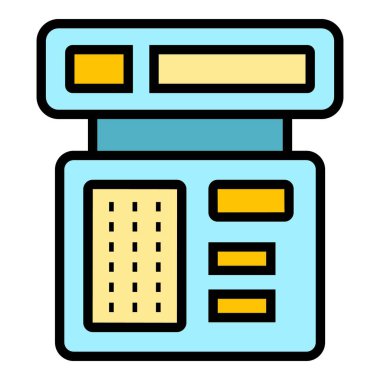 Metro bileti ikonu. Beyaz arkaplan rengi üzerinde izole edilmiş web tasarımı için Metro bileti aygıtı vektör simgesi