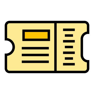 Metro bileti kağıt ikonu. Beyaz arkaplan rengi üzerinde izole edilmiş web tasarımı için Metro bileti kağıt vektörü simgesi