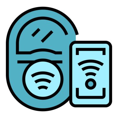 Metro kablosuz bilet ikonu. Beyaz arkaplan rengi üzerinde izole edilmiş web tasarımı için Metro Kablosuz bilet vektör simgesi