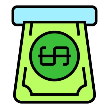 Metro bileti ikonu. Beyaz arkaplan rengi üzerinde izole edilmiş web tasarımı için Metro para bileti vektör simgesi