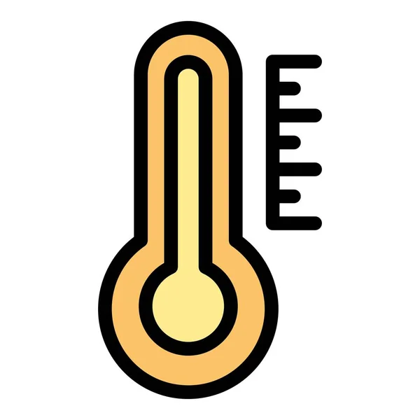 Laser Thermometer Temperatursymbol Umriss Laser Thermometer Temperaturvektorsymbol Für Webdesign Isoliert — Stockvektor