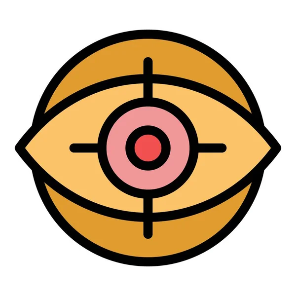 Augensuchmaschinen Symbol Umriss Auge Suchmaschinenvektorsymbol Für Web Design Isoliert Auf — Stockvektor