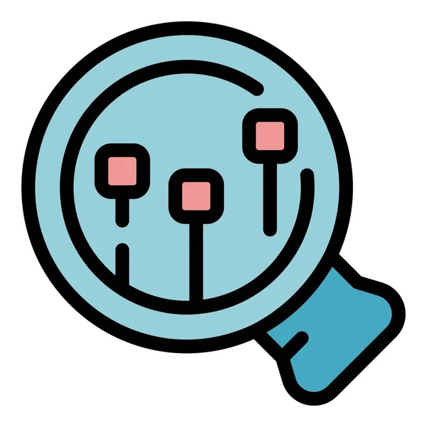 Иконка Поисковой Системы Иконка Вектора Поисковой Системы Веб Дизайна Изолированы — стоковый вектор