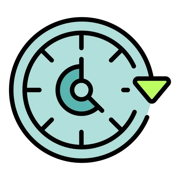 Εικονίδιο Υπερωριών Περίγραμμα Αργά Ώρες Εργασίας Διάνυσμα Εικονίδιο Για Σχεδιασμό — Διανυσματικό Αρχείο