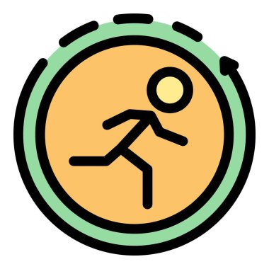 Çalışan telefon uygulaması simgesi. Beyaz arkaplan rengi üzerinde izole edilmiş web tasarımı için ana hatlı telefon uygulaması vektör simgesi