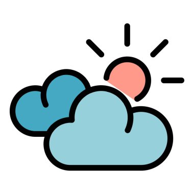 Kamp alanı ikonu. Beyaz arkaplan rengi üzerinde izole edilmiş web tasarımı için Kamp alanı hava vektörü simgesi taslağı