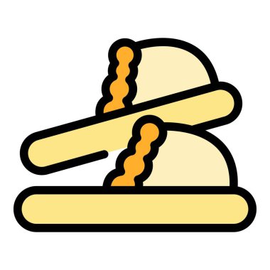 Ev terliği ikonu. Beyaz arkaplan rengi üzerinde izole edilmiş web tasarımı için ev terlikleri vektör simgesi