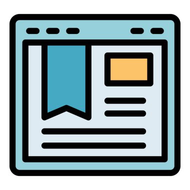 Pazarlama web sayfası simgesi. Beyaz arkaplan renginde izole edilmiş web tasarımı için taslak pazarlama web sayfası vektör simgesi