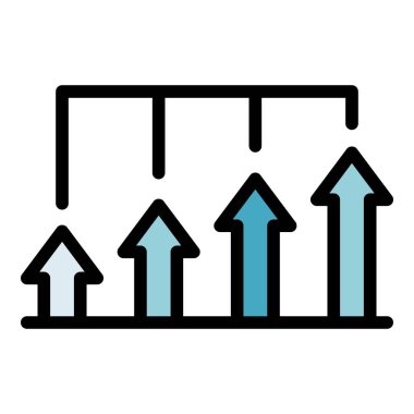 Veri yönetimi simgesi ana hatlı vektör. Çevrimiçi girişimci. İş iş rengi düz