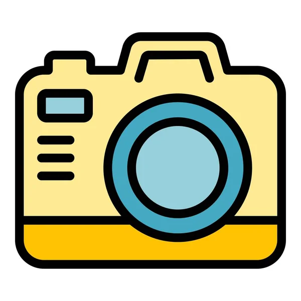 Значок Камеры Кемпинга Векторная Иконка Камеры Веб Дизайна Выделенная Белом — стоковый вектор