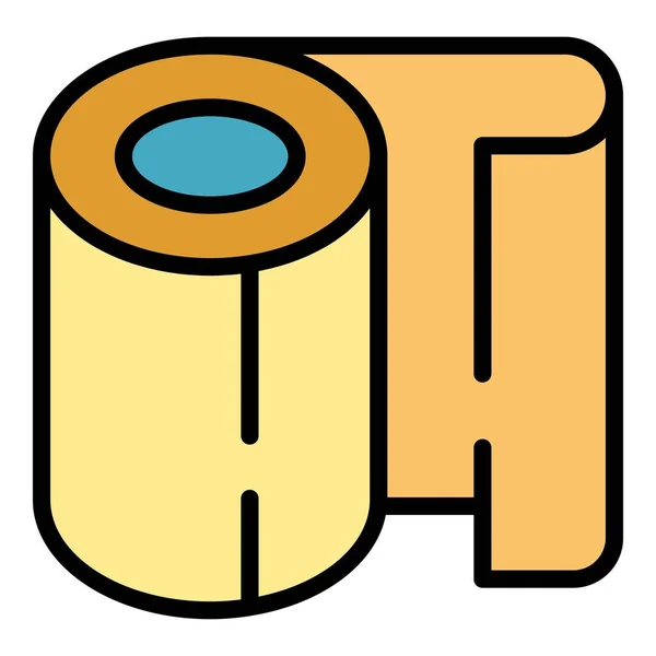 Значок Рулона Туалетной Бумаги Рисунок Вектора Рулона Туалетной Бумаги Веб — стоковый вектор