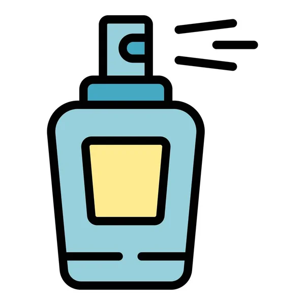 Kore Kozmetik Parfüm Ikonu Beyaz Arkaplan Renginde Izole Edilmiş Web — Stok Vektör