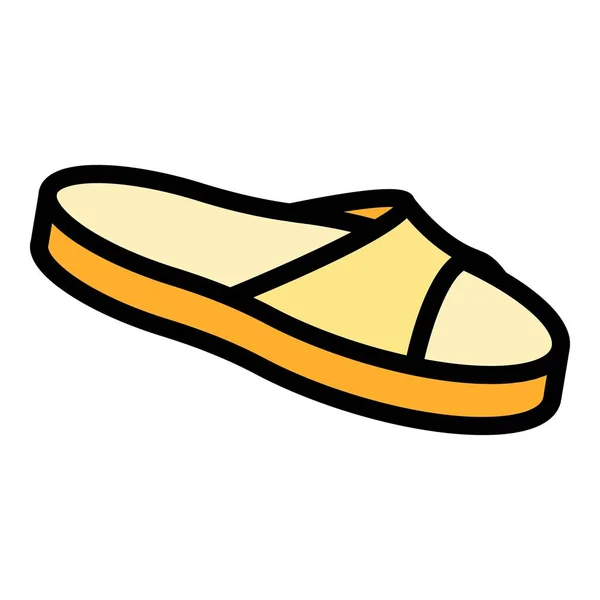 Home Slippers Funny Icon Outline Home Slippers Funny Vector Icon — Stock Vector
