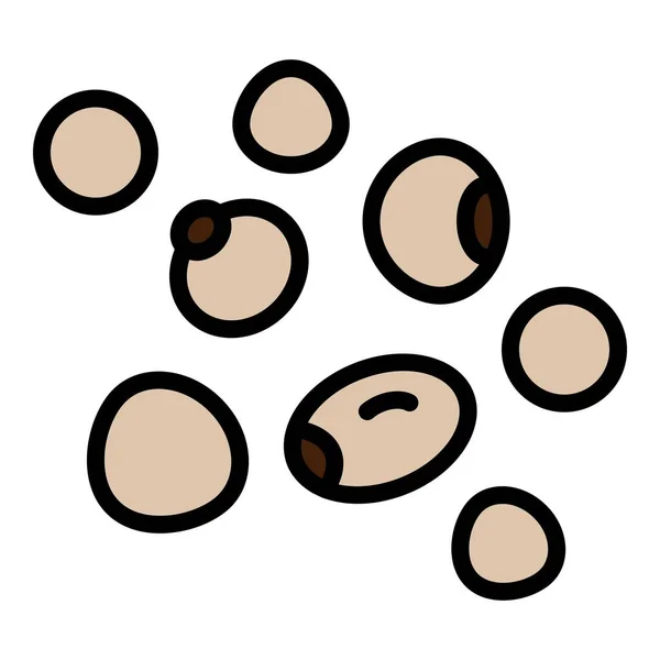 Lentil Bean Icon Outline Lentil Bean Vector Icon Web Design — Stock Vector