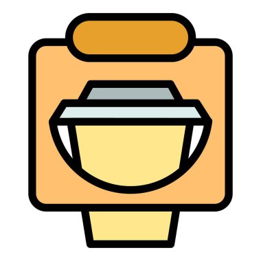 Kahve fincanı ikonunu kaldır. Beyaz arkaplan renginde izole edilmiş web tasarımı için kahve fincanı vektör simgesini kaldırın