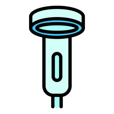 Duş başlığı sağlık ikonu. Beyaz arkaplan renginde izole edilmiş web tasarımı için duş baş sağlık vektörü simgesi