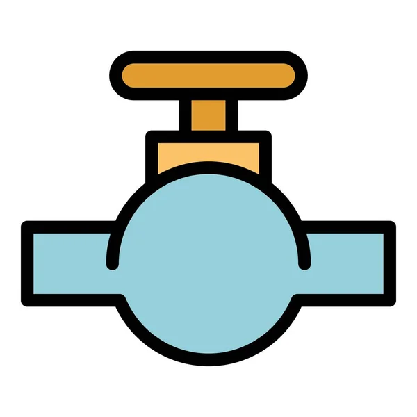 Repair Dishwasher Pipe Tap Icon Outline Repair Dishwasher Pipe Tap — Stock Vector