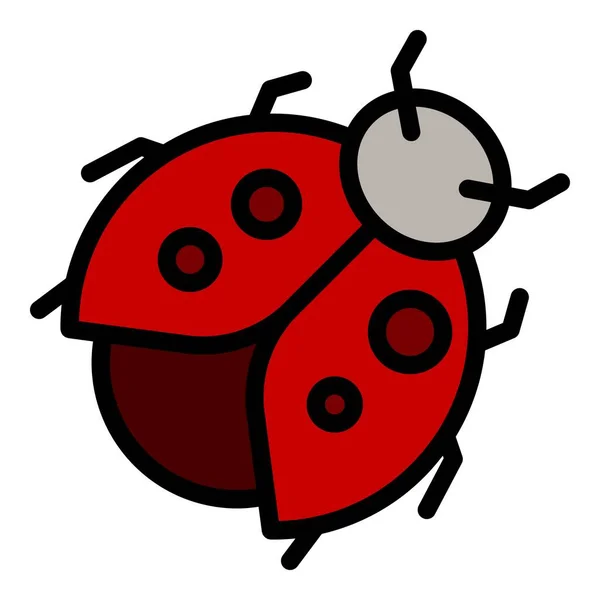 Ladybird Child Icon Outline Ladybird Child Vector Icon Web Design — Stock Vector