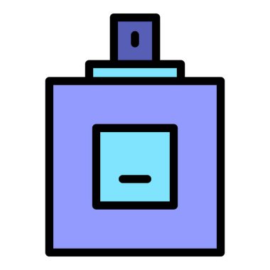 Sprey şişesi parfüm ikonu. Beyaz arkaplan renginde izole edilmiş web tasarımı için sprey spreyi parfüm vektör simgesi