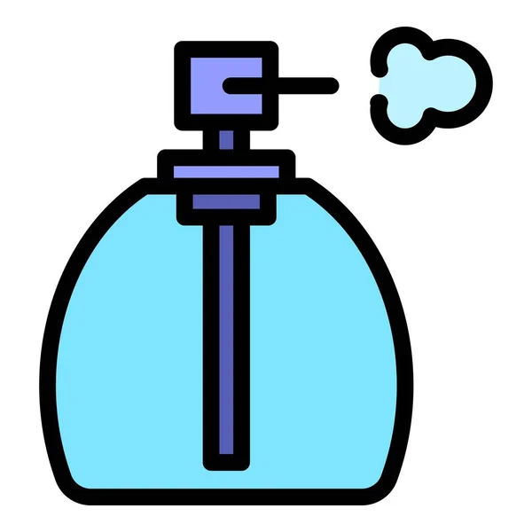 Иконка Контейнера Спрея Контур Бутылки Спрей Векторный Значок Веб Дизайна — стоковый вектор