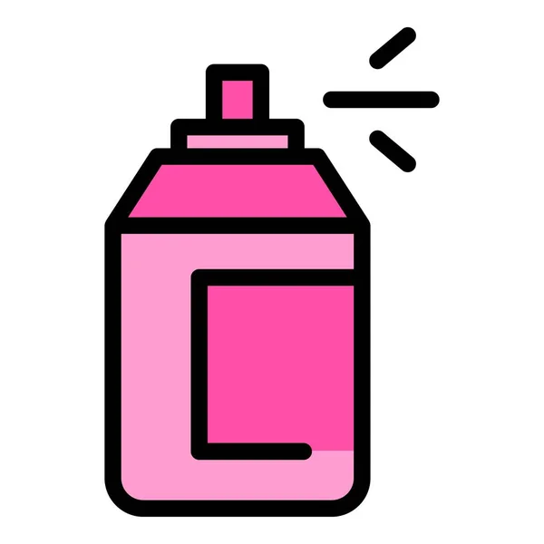 Spray Üveg Biztonságos Ikon Vázlat Spray Palack Széf Vektor Ikon — Stock Vector