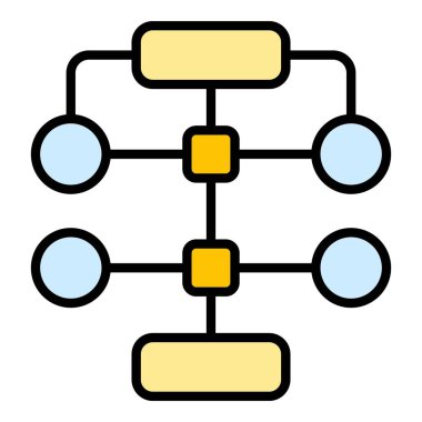Çevik istatistik ikonu ana hat vektörü. İlerleme kalitesi. Kontrol listesi veri rengi düz
