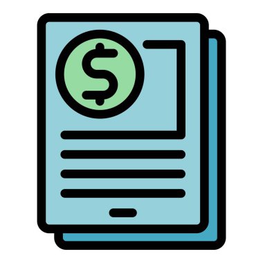 Para sözleşmesi taslak vektörü. El anlaşması. Kağıt rengi düz