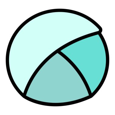 Müslüman türban simgesi ana hat vektörü. Arap şapkası. Sultan şapka rengi düz