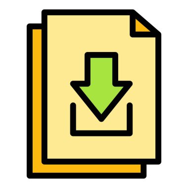 Rota simgesi taslak vektörünü indirin. Dijital podcast. Web okulu rengi düz