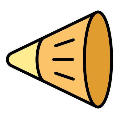 Görsel duyusal simge ana hat vektörü. Bilişsel algı. Sağlık süreci rengi düz