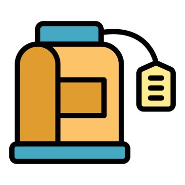 İndirimli etiket taslak vektörü. Fiyat etiketi Satış teklifi düz renk