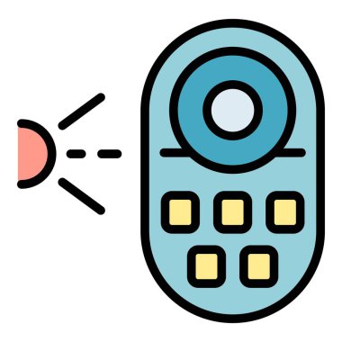 Kimyasal sıçrama ikonu ana hat vektörü. Temiz sprey. Gaz sisi rengi düz