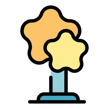 Premium post ikon ana hatları vektörü. Sosyal medya. Etki içeriği rengi düzdür