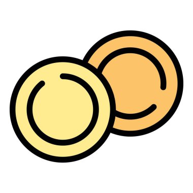 İşitsel kulak tıkaçları simge dış hat vektörü. Dinle koruma. Rengi küçültme