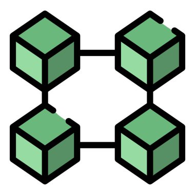Sanal tur sistemi ikonu ana hatları vektörü. Kamera açısı. Panorama rengini düz göster