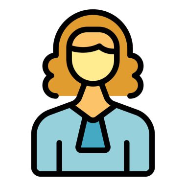 Yönetmelik bildirim ikonu ana hatları vektörü. Yasal belge. Sözleşme politikası rengi düz