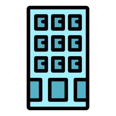 Telefon uygulaması simgesi tasarım ana hatları vektörü. İnternet cep telefonu. Ekran ögesi rengi düz