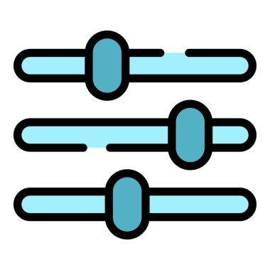 Uygulama simgesi eşgüdümleyici ana hatları vektörü. Akıllı telefon. İnternet ekran rengi düz