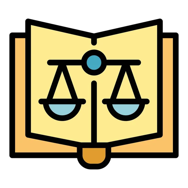 Aviso Descargo Responsabilidad Icono Contorno Vector Documento Legal Política Contrato — Archivo Imágenes Vectoriales