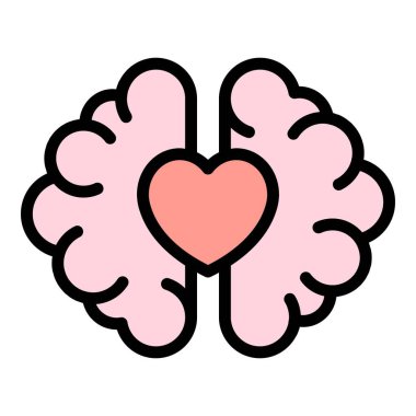 Zekice bir ikon taslak vektörü. Kritik bir düşünce. İş becerisi renk düzlüğü