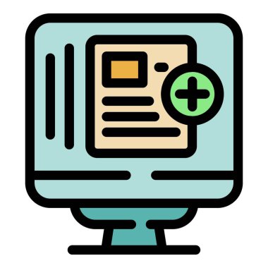 Görev simgesi taslak vektörü işe alınıyor. HR karakolu. Aday adayı renk düzlüğü