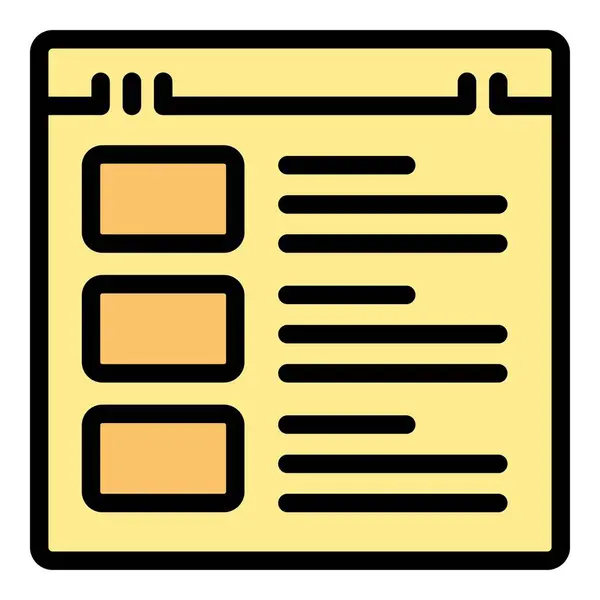 Web オンラインストアのアイコンアウトラインベクター セールショップ カートの移動式色フラット — ストックベクタ