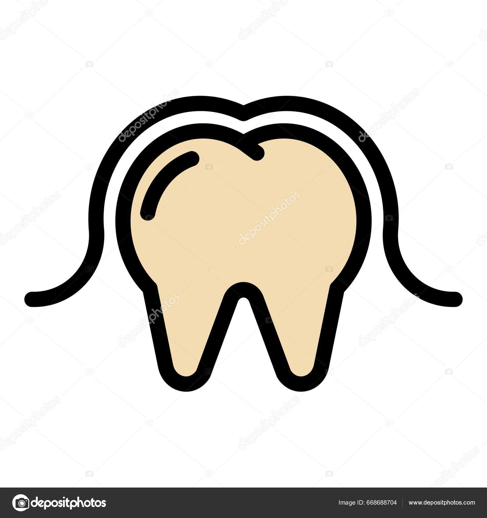 Design de logotipo criativo sorri rosto feliz dos desenhos animados do  vetor dental coleção feliz do sorriso do doodle