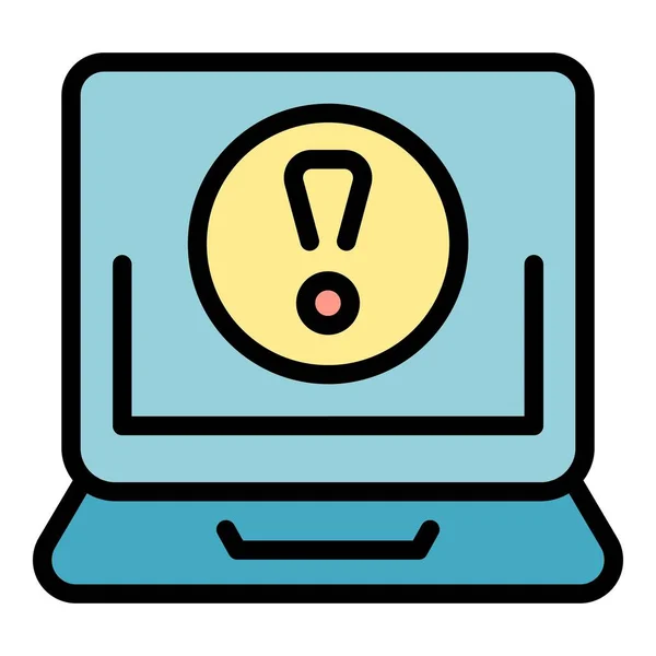 Atenção Laptop Suporte Ícone Contorno Vetor Conversa Clientes Serviço Chamada —  Vetores de Stock