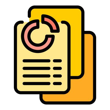 Promosyon belgesi ana hatları vektörü. Çevrimiçi pazarlama. Fiyat hediyesi rengi düz