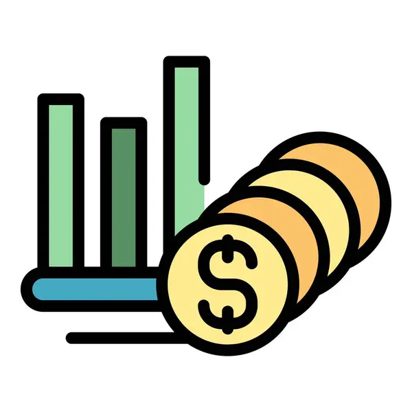 Εικονίδιο Αγοράς Χρήματος Διάνυσμα Περίγραμμα Οικονομικά Της Εταιρείας Άνθρωποι Επένδυση — Διανυσματικό Αρχείο