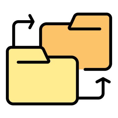 Dosya dizini simgesi ana hatlarını değiştir. İş projesi. Çalışma takımı renk düzlüğü