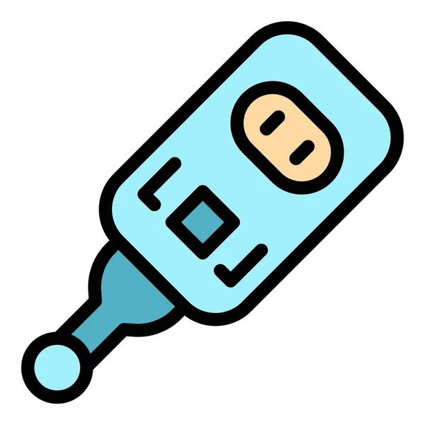 Urine Pregnant Test Icon Outline Vector Negative Stick Medical Hcg — Stock Vector