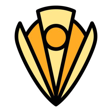 Çelik puro kesici ikon ana hat vektörü. Yaprak filtresi. Sigara filtresi rengi düz